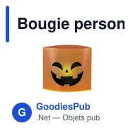 Bougie personnalisable Turuk avec logo pour événements festifs - Miniature 1
