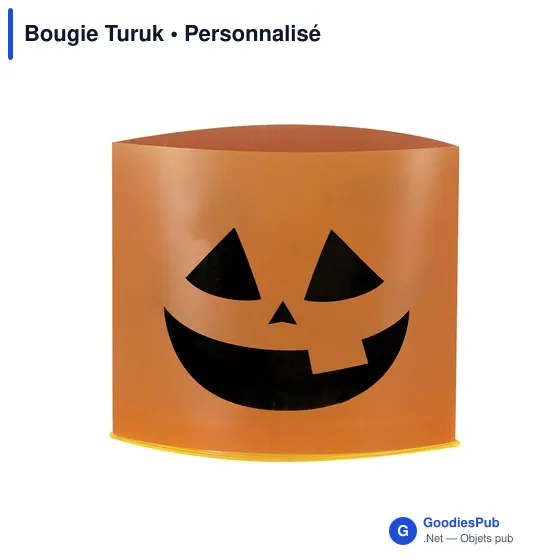 Bougie personnalisable Turuk avec logo pour événements festifs - Image 2