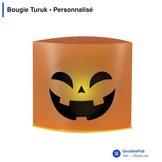 Bougie personnalisable Turuk avec logo pour événements festifs - Image 4