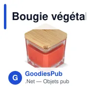 Bougie végétale personnalisable en pot de verre avec logo - Chakra - Miniature 5