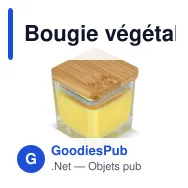 Bougie végétale personnalisable en pot de verre avec logo - Chakra - Miniature 6