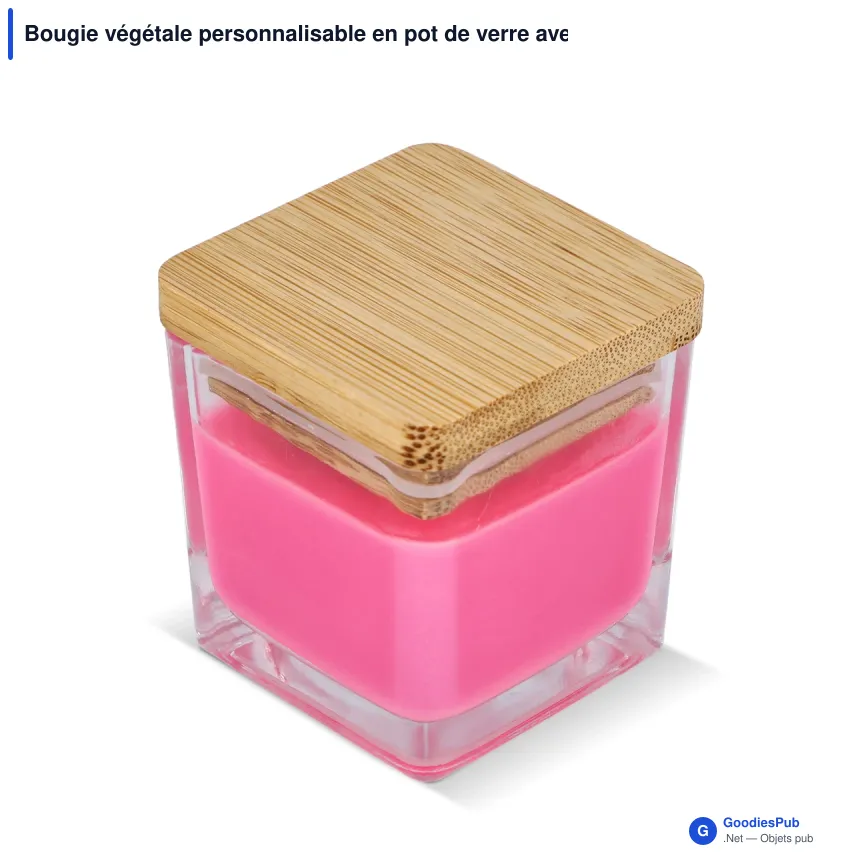 Bougie végétale personnalisable en pot de verre avec logo - Chakra - Image 7