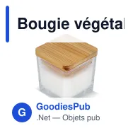 Bougie végétale personnalisable en pot de verre avec logo - Chakra - Miniature 8