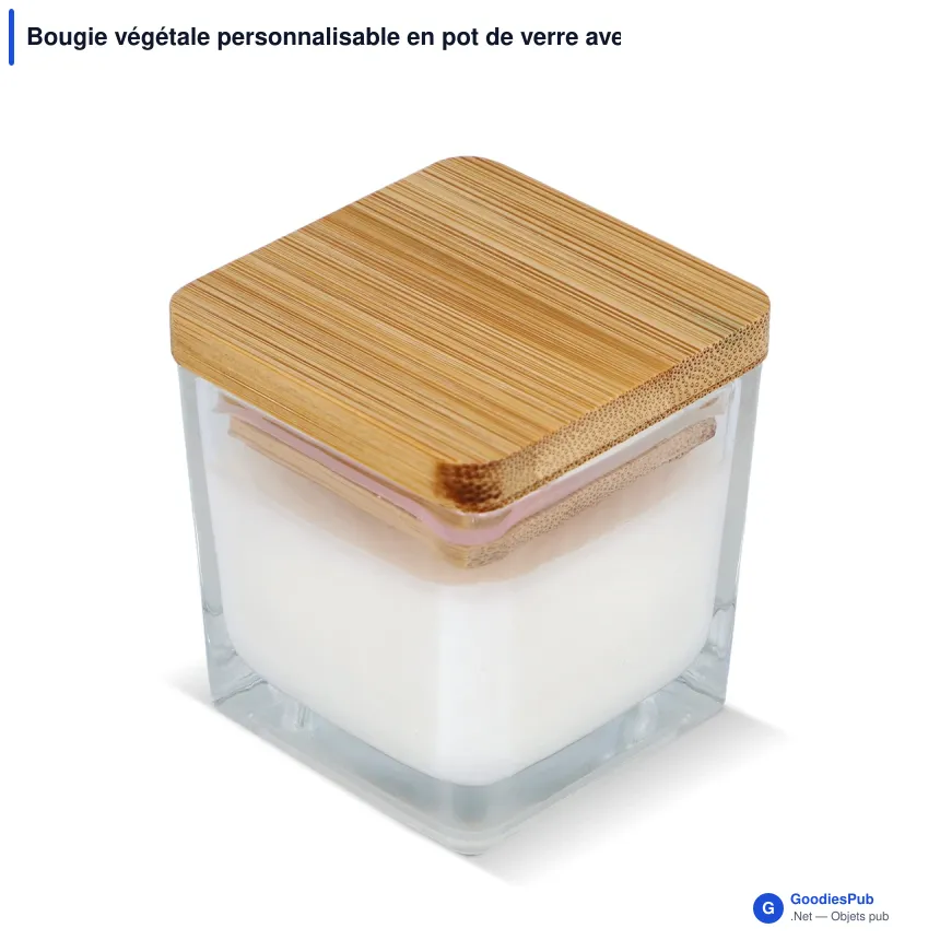 Bougie végétale personnalisable en pot de verre avec logo - Chakra - Image 8