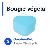 Bougie végétale parfumée personnalisable en étain recyclé avec logo - Ananda - Miniature 3