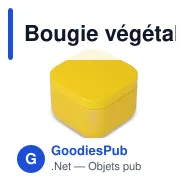 Bougie végétale parfumée personnalisable en étain recyclé avec logo - Ananda - Miniature 4