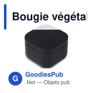 Bougie végétale parfumée personnalisable en étain recyclé avec logo - Ananda - Miniature 5