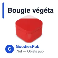 Bougie végétale parfumée personnalisable en étain recyclé avec logo - Ananda - Miniature 6