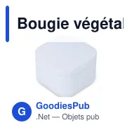 Bougie végétale parfumée personnalisable en étain recyclé avec logo - Ananda - Miniature 7