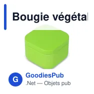 Bougie végétale parfumée personnalisable en étain recyclé avec logo - Ananda - Miniature 8