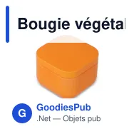Bougie végétale parfumée personnalisable en étain recyclé avec logo - Ananda - Miniature 9
