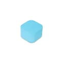 Variante Bleu clair - Bougie végétale parfumée personnalisable en étain recyclé avec logo - Ananda