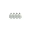 Variante blanc - Boule de Noël personnalisable en verre - Lot de 4 - Made in Europeavec logo