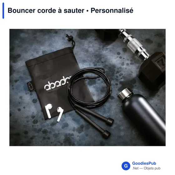 Corde à sauter personnalisable avec logo - Bouncer - Image 2