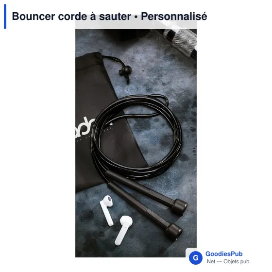 Corde à sauter personnalisable avec logo - Bouncer - Image 3
