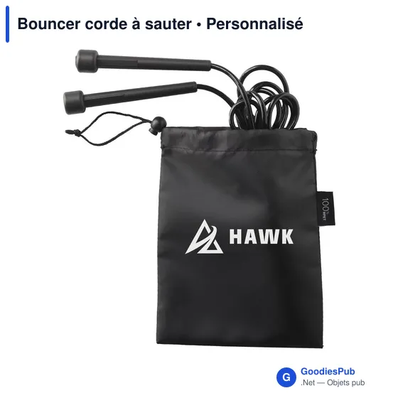Corde à sauter personnalisable avec logo - Bouncer - Image 4