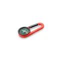 Variante rouge - Boussole personnalisable avec mousqueton pour logo - Madu