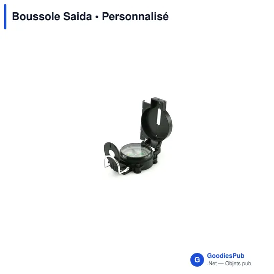 Boussole personnalisable Saida avec logo pour activités outdoor - Image 4