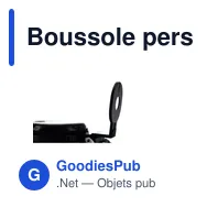Boussole personnalisable Saida avec logo pour activités outdoor - Miniature 6