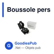 Boussole personnalisable Saida avec logo pour activités outdoor - Miniature 8