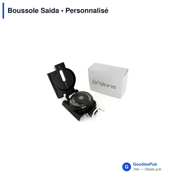 Boussole personnalisable Saida avec logo pour activités outdoor - Image 8