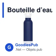Bouteille d’eau personnalisable en inox et bambou 750 ml avec logo - Ashton - Miniature 6