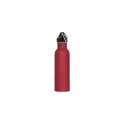 Variante Rouge foncé - Bouteille d’eau personnalisable en inox 750 ml avec logo - Lennox
