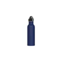 Variante Bleu foncé - Bouteille d’eau personnalisable en inox 750 ml avec logo - Lennox