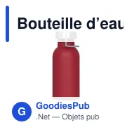 Bouteille d’eau personnalisable en inox 500 ml avec logo - Skyler - Miniature 3