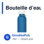 Bouteille d’eau personnalisable en inox 500 ml avec logo - Skyler - Miniature 4