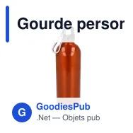 Gourde personnalisable en acier inoxydable recyclé 500 ml avec logo - Simple paroi - Miniature 3