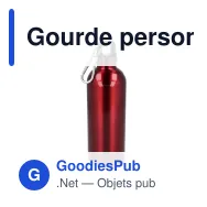 Gourde personnalisable en acier inoxydable recyclé 500 ml avec logo - Simple paroi - Miniature 9