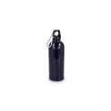Variante Bleu foncé - Gourde personnalisable en acier inoxydable recyclé 500 ml avec logo - Simple paroi
