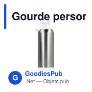 Gourde personnalisable en inox recyclé à mousqueton 750 ml avec logo - R-SS - Miniature 8