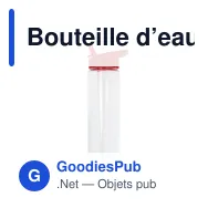 Bouteille d’eau personnalisable en R-PET 600 ml avec logo - Avery - Miniature 2