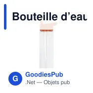 Bouteille d’eau personnalisable en R-PET 600 ml avec logo - Avery - Miniature 3