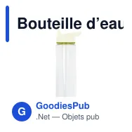 Bouteille d’eau personnalisable en R-PET 600 ml avec logo - Avery - Miniature 4