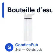 Bouteille d’eau personnalisable en R-PET 600 ml avec logo - Avery - Miniature 6
