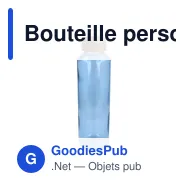 Bouteille personnalisable 650 ml en verre recyclé avec logo - InSideOut ReuuZ - Miniature 2