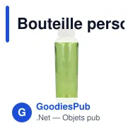 Bouteille personnalisable 650 ml en verre recyclé avec logo - InSideOut ReuuZ - Miniature 4