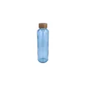 Variante Transparent Bleu clair - Bouteille personnalisable 650 ml en verre recyclé avec logo - InSideOut ReuuZ