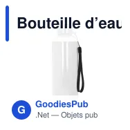 Bouteille d’eau personnalisable en R-PET 500 ml avec logo - Jude - Miniature 5