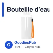 Bouteille d’eau personnalisable en R-PET 500 ml avec logo - Jude - Miniature 7
