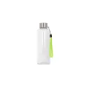 Variante Transparent Vert clair - Bouteille d’eau personnalisable en R-PET 500 ml avec logo - Jude