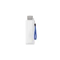 Variante Bleu transparent - Bouteille d’eau personnalisable en R-PET 500 ml avec logo - Jude