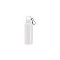 Variante Blanc - Bouteille d'eau personnalisable 500 ml en R-PET coloré avec logo - Nina