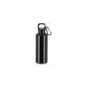 Variante Noir - Bouteille d'eau personnalisable 500 ml en R-PET coloré avec logo - Nina