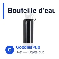Bouteille d'eau personnalisable 750 ml en R-PET coloré avec logo - Nina - Miniature 3