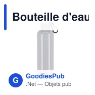 Bouteille d'eau personnalisable 750 ml en R-PET coloré avec logo - Nina - Miniature 4