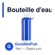 Bouteille d'eau personnalisable 750 ml en R-PET coloré avec logo - Nina - Miniature 6